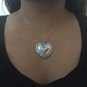 Jewelry - 18k White Gold Filled Heart Necklace Jewelry - 18k White Gold Filled Heart Necklace